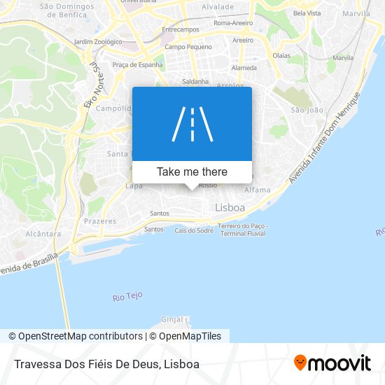 Travessa Dos Fiéis De Deus map