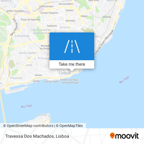 Travessa Dos Machados mapa