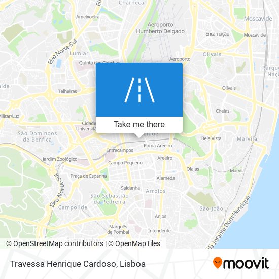 Travessa Henrique Cardoso map