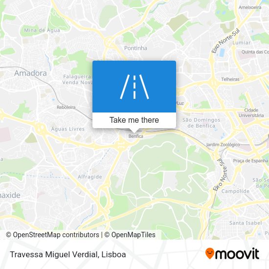 Travessa Miguel Verdial mapa
