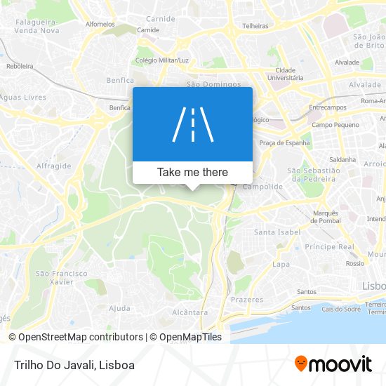 Trilho Do Javali map