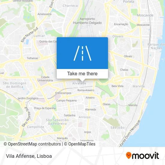 Vila Afifense map