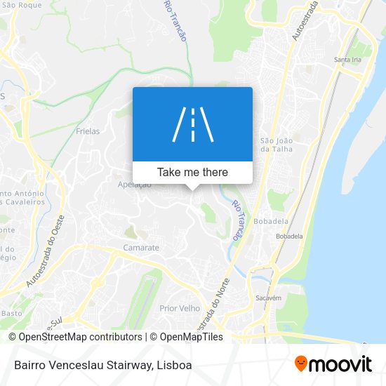 Bairro Venceslau Stairway map