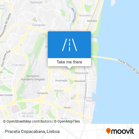 Praceta Copacabana map