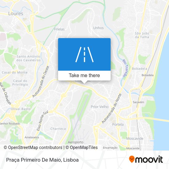 Praça Primeiro De Maio mapa