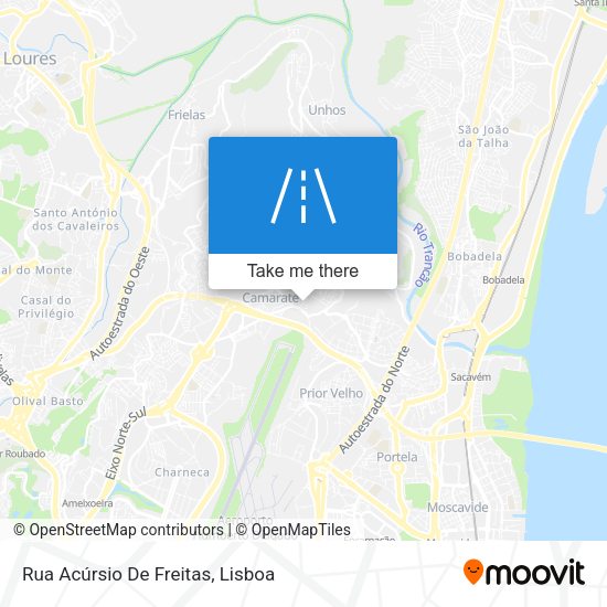 Rua Acúrsio De Freitas map