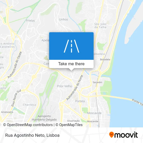 Rua Agostinho Neto map