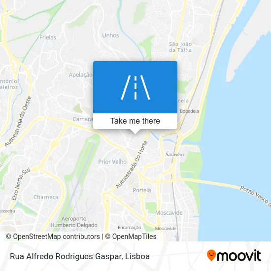 Rua Alfredo Rodrigues Gaspar map