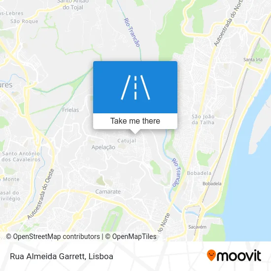 Rua Almeida Garrett map