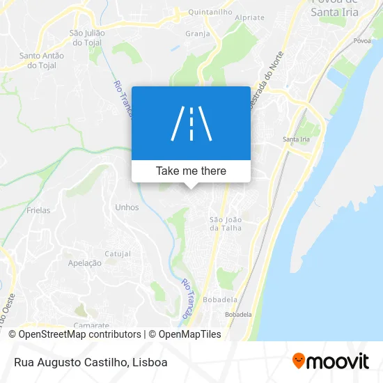 Rua Augusto Castilho map