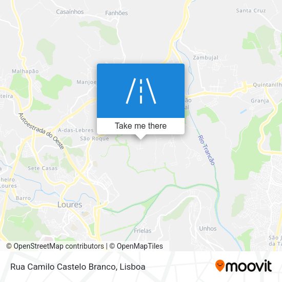 Rua Camilo Castelo Branco mapa