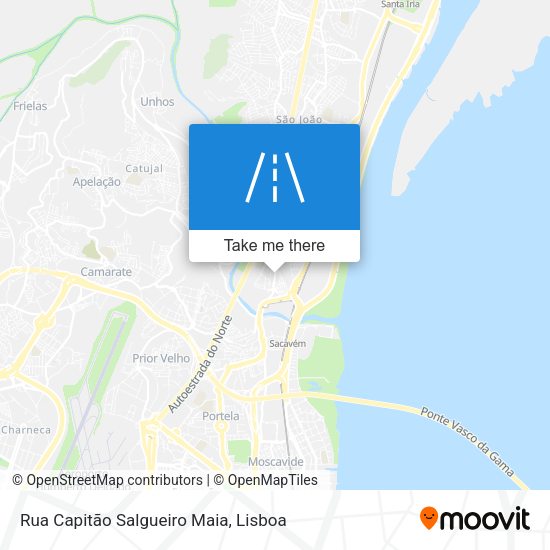 Rua Capitão Salgueiro Maia map