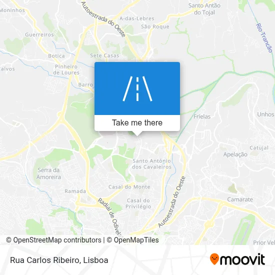 Rua Carlos Ribeiro map
