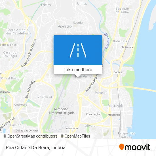 Rua Cidade Da Beira map