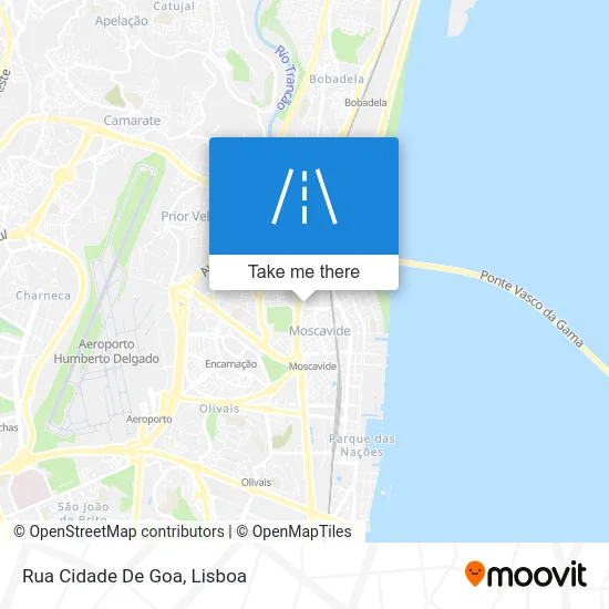 Rua Cidade De Goa map