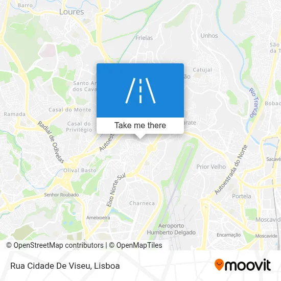 Rua Cidade De Viseu map
