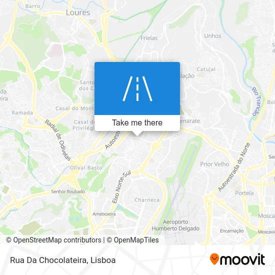 Rua Da Chocolateira map