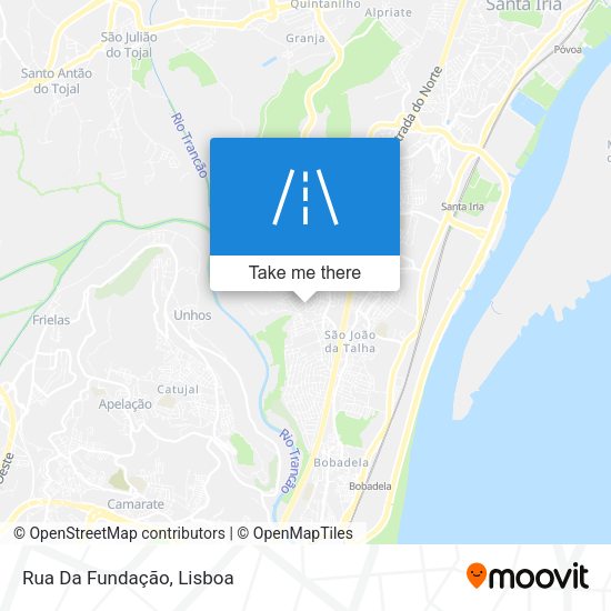 Rua Da Fundação map