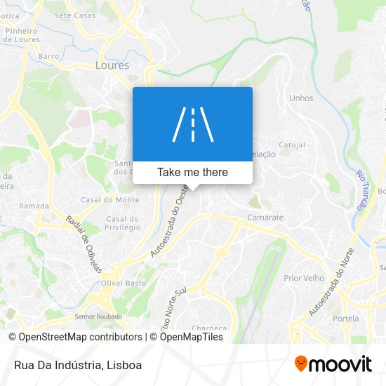 Rua Da Indústria map