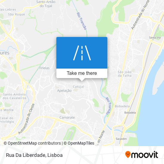 Rua Da Liberdade mapa