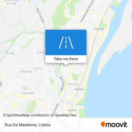 Rua Da Madalena map