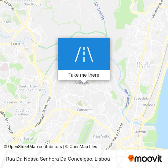 Rua Da Nossa Senhora Da Conceição mapa