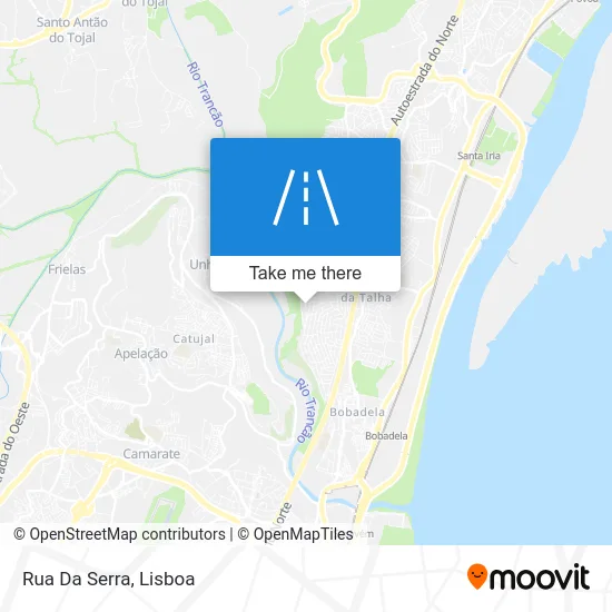 Rua Da Serra map