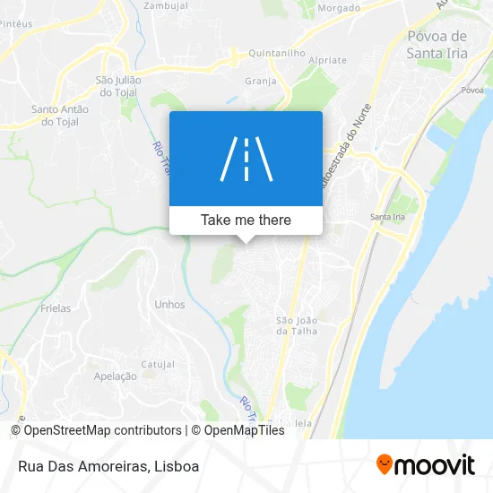 Rua Das Amoreiras map