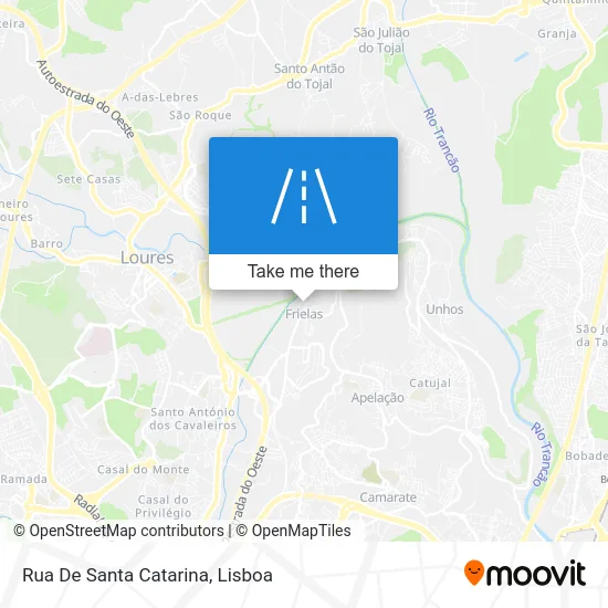 Rua De Santa Catarina map