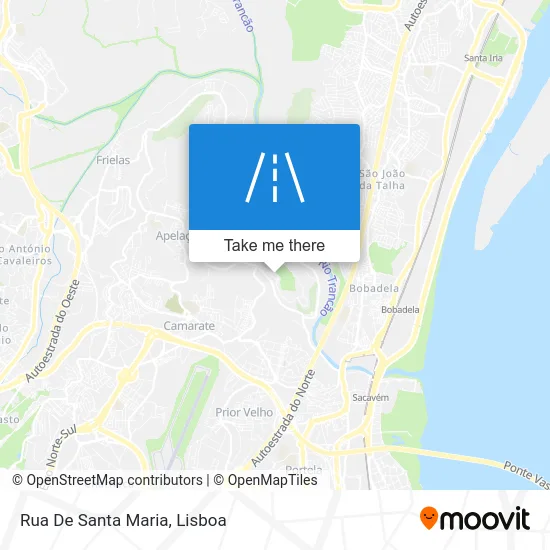 Rua De Santa Maria map