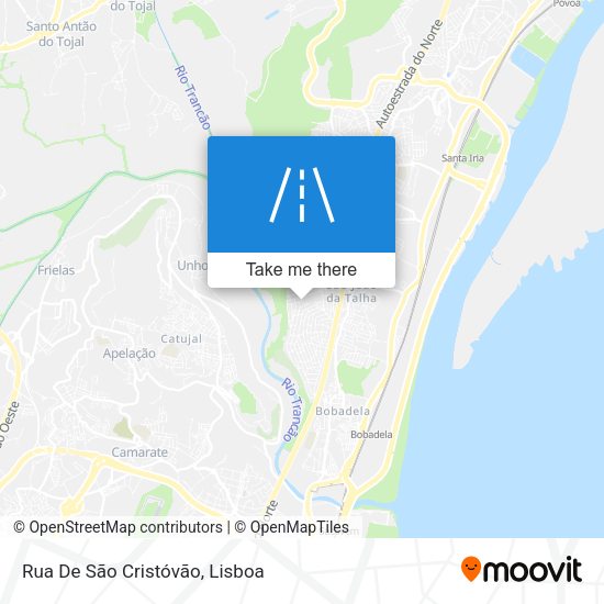 Rua De São Cristóvão map