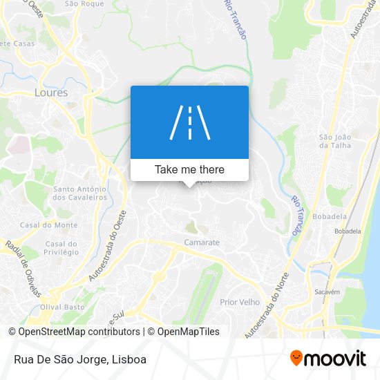 Rua De São Jorge map