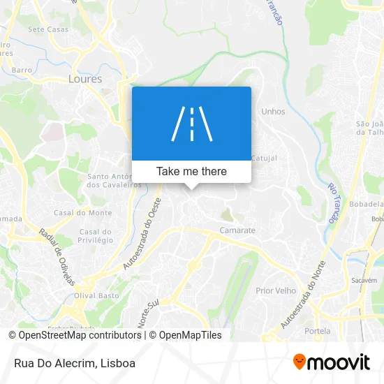 Rua Do Alecrim map