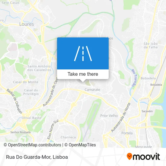 Rua Do Guarda-Mor map