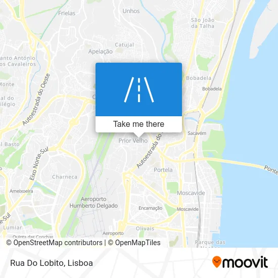 Rua Do Lobito map