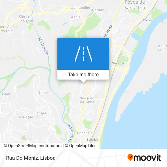 Rua Do Moniz map