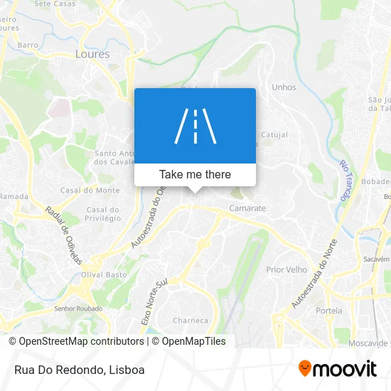 Rua Do Redondo map