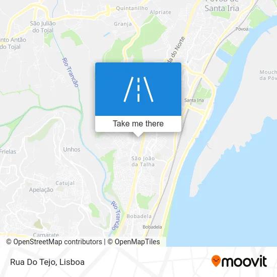 Rua Do Tejo map
