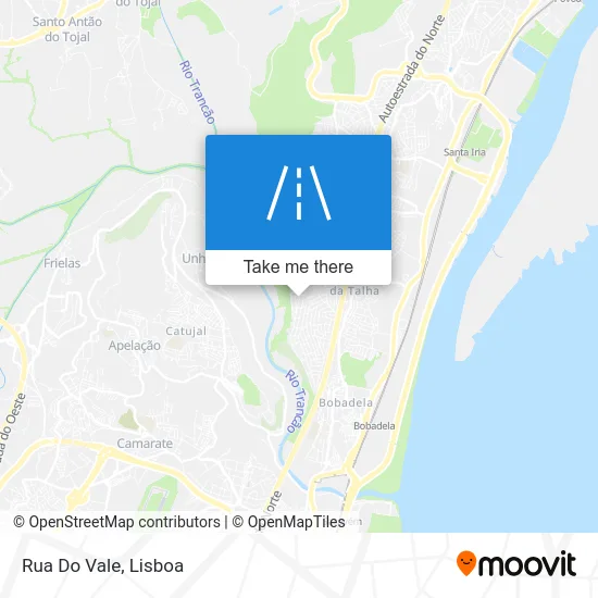 Rua Do Vale map