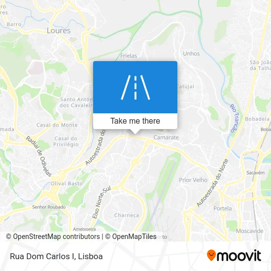 Rua Dom Carlos I map