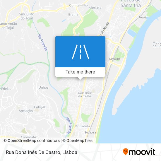 Rua Dona Inês De Castro map