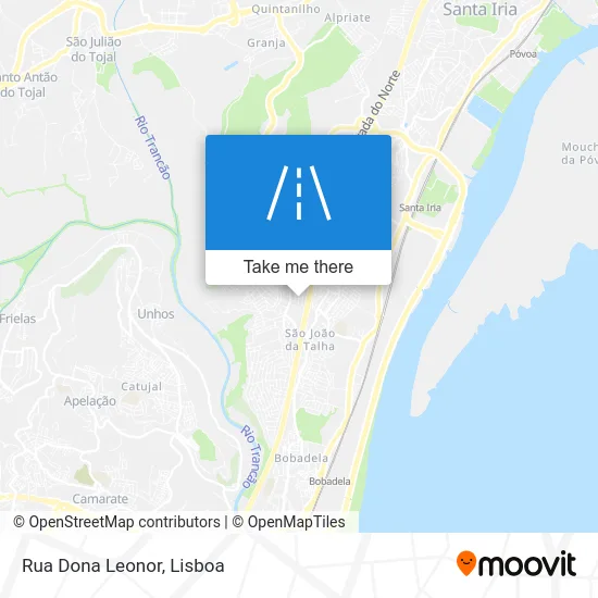 Rua Dona Leonor map