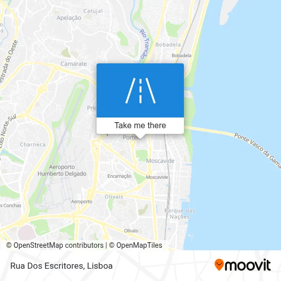 Rua Dos Escritores map