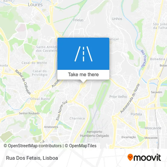 Rua Dos Fetais map