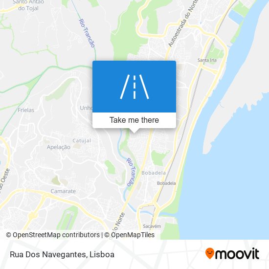 Rua Dos Navegantes mapa