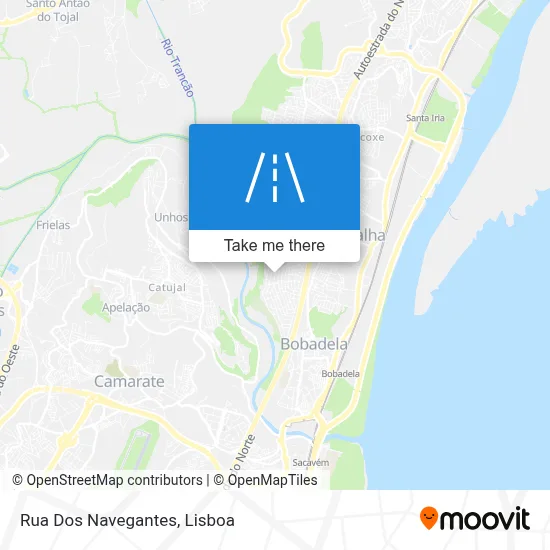 Rua Dos Navegantes map