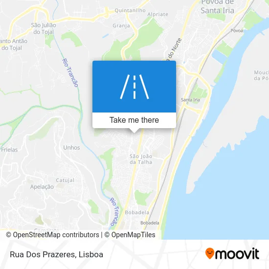 Rua Dos Prazeres map