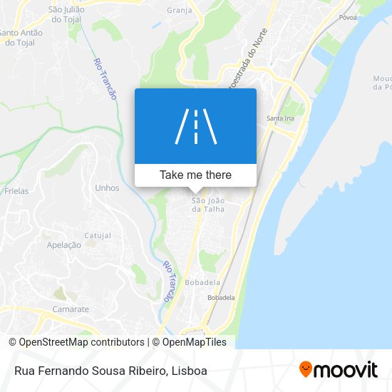 Rua Fernando Sousa Ribeiro mapa