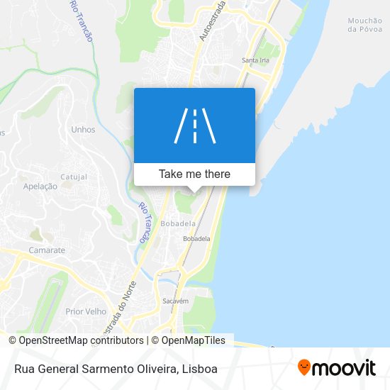 Rua General Sarmento Oliveira map