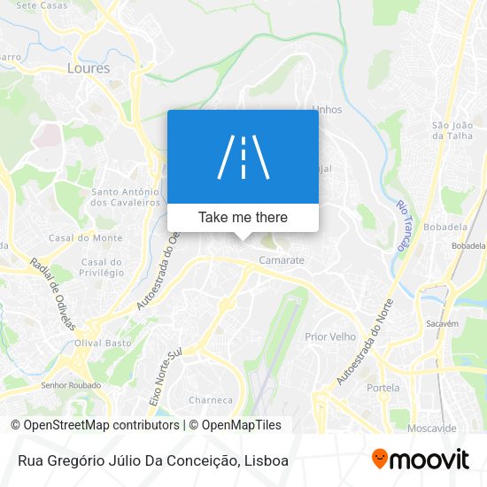 Rua Gregório Júlio Da Conceição map